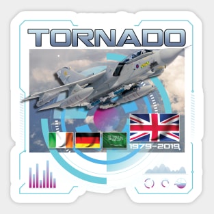 Tornado German British  Airforce Pilot Gift Modern Warbird Sticker